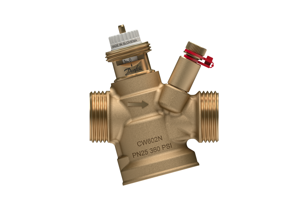 AQT-R DN15 комбинированный балансировочный клапан, без ниппелей, наружная резьба G3/4